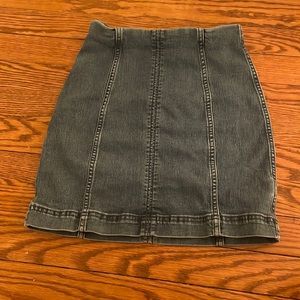 Free people Jean skirt